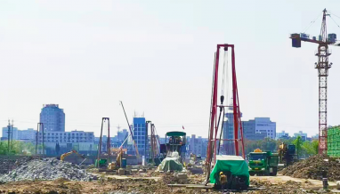 立信新聞 | 桐城景苑三期項目A區(qū)塊試樁成功！