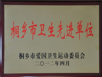 桐鄉(xiāng)市衛(wèi)生先進(jìn)企業(yè)