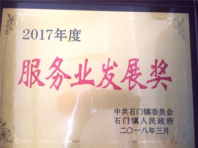 2017年度服務(wù)業(yè)發(fā)展獎